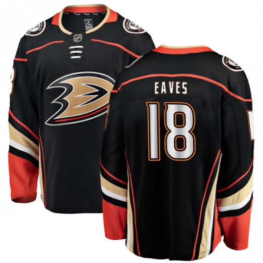 Youth Fanatics Branded Anaheim Ducks Patrick Eaves Black Home Jersey - Authentic