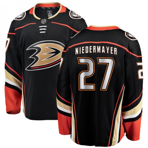 Youth Fanatics Branded Anaheim Ducks Scott Niedermayer Black Home Jersey - Authentic