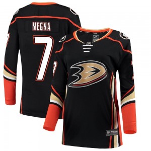 Women's Fanatics Branded Anaheim Ducks Jayson Megna Black Home Jersey - Breakaway