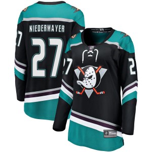 Women's Fanatics Branded Anaheim Ducks Scott Niedermayer Black Alternate Jersey - Breakaway