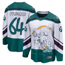 Youth Fanatics Branded Anaheim Ducks Sam Colangelo White 2020/21 Special Edition Jersey - Breakaway