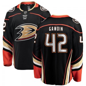 Youth Fanatics Branded Anaheim Ducks Glenn Gawdin Black Home Jersey - Breakaway