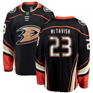 Youth Fanatics Branded Anaheim Ducks Mason McTavish Black Home Jersey - Breakaway