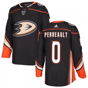 Men's Adidas Anaheim Ducks Jacob Perreault Black Home Jersey - Authentic